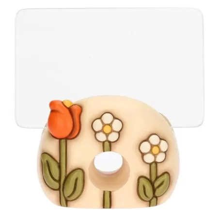 Portafoto in vetro e ceramica con base sagomata Happy Country - Thun