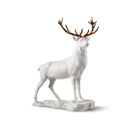 Cervo (bianco-rame) - Lladro