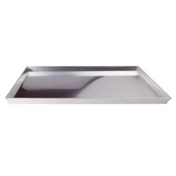 Teglia rettangolare in alluminio 3003 con orlo Cm.30x23 H.3 - Agnelli