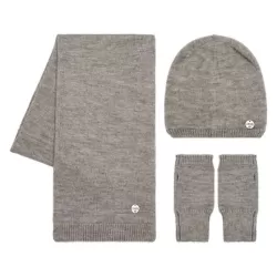 Confezione berretto, guanti, sciarpa in lana - Thun