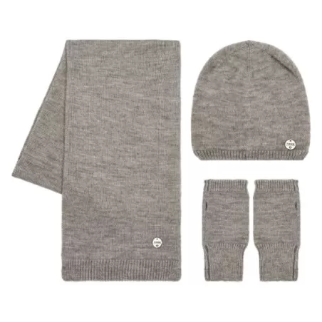 Confezione berretto, guanti, sciarpa in lana - Thun