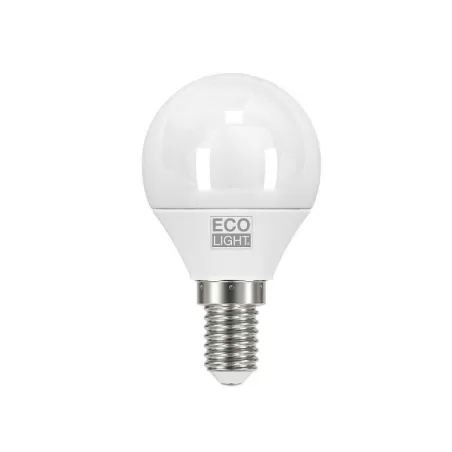 Lampadina led miniglobo E14 6W calda