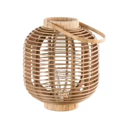 Lanterna bassa con led Cm. 32x36,5 h. - L'oca Nera