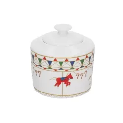 Xmas carousel, Zuccheriera 300 Cc. - Rose & Tulipani