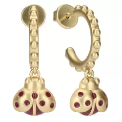 Orecchino a cerchio con coccinella - Thun