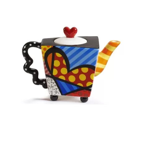 Teiera con infusore Heart - Romero Britto