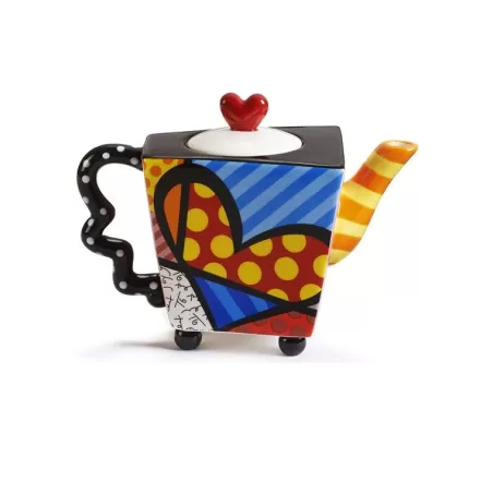 Teiera con infusore Heart - Romero Britto