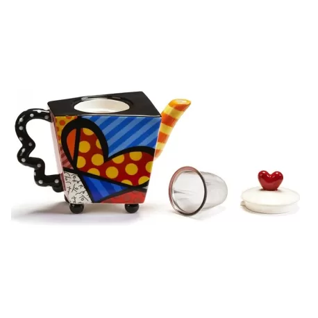 Teiera con infusore Heart - Romero Britto