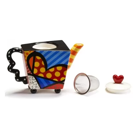Teiera con infusore Heart - Romero Britto