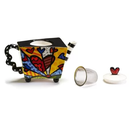 Teiera con infusore New Day - Romero Britto