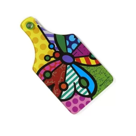 Tagliere vetro Farfalla - Romero Britto