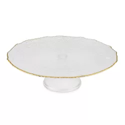 Maesta', Alzata vetro Cm. 33 - La Porcellana Bianca