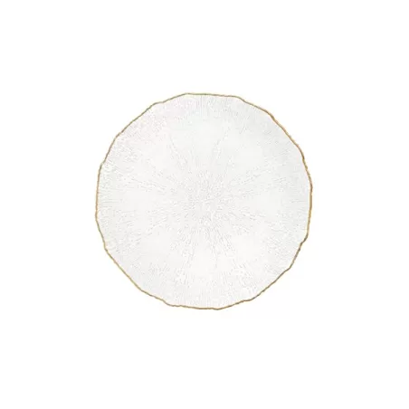 Maesta', Piatto tondo vetro Cm. 33 - La Porcellana Bianca
