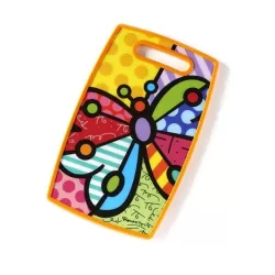 Tagliere plastica e mdf Farfalla - Romero Britto