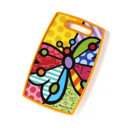 Tagliere plastica e mdf Farfalla - Romero Britto