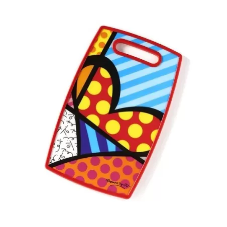 Tagliere plastica e mdf Cuore - Romero Britto
