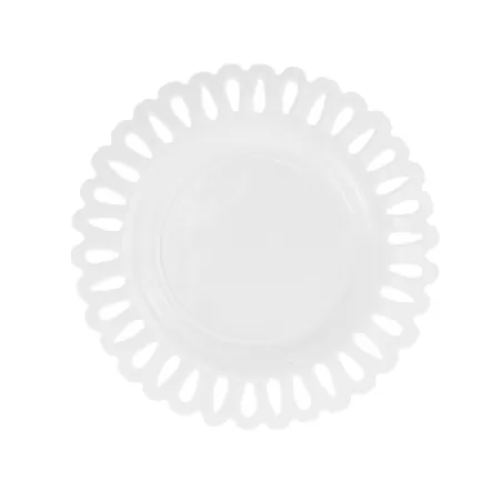 Giulietta, Piatto frutta traforato Cm. 21 - La Porcellana Bianca