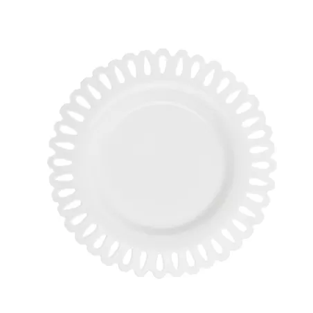 Giulietta, Piatto tondo traforato Cm. 31 - La Porcellana Bianca