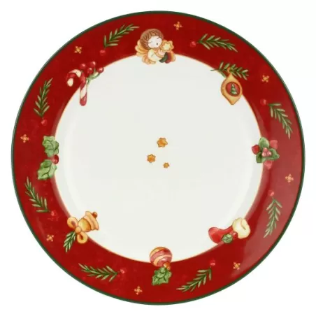 Piatto in porcellana Sorprese di Natale, grande - Thun