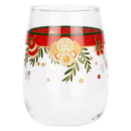 Set 6 bicchieri acqua in vetro Sorprese di Natale - Thun