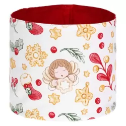 Set tagliere in legno e sacchetto porta pane Sorprese di Natale - Thun