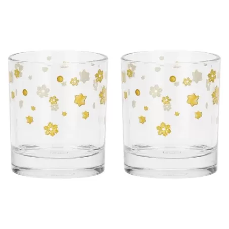 Set 2 bicchieri wisky con cubetti Sorprese di Natale - Thun