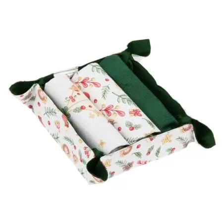 Set 3 canovacci con cestino in tessuto Sorprese di Natale - Thun