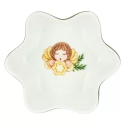 Ciotola a forma di stella in porcellana Sorprese di Natale, piccola - Thun