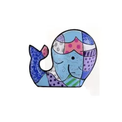 Figurina mini Balena - Romero Britto