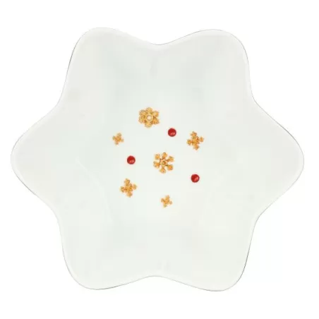 Ciotola a forma di stella in porcellana Sorprese di Natale, media - Thun