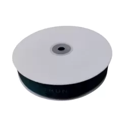 Nastro cotone con bordi in raso Mm.30 verde Mt.1- Thun