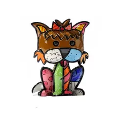 Figurina mini Terrier - Romero Britto