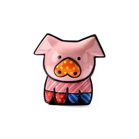 Figurina mini Maialino - Romero Britto