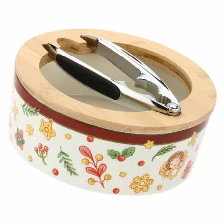 Ciotola in porcellana con schiaccianoci Sorprese di Natale - Thun