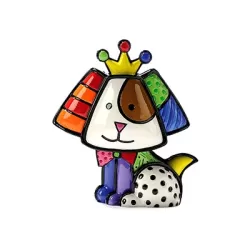 Figurina mini Re Cane - Romero Britto