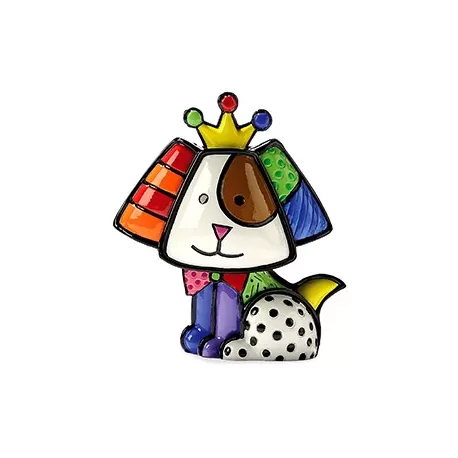 Figurina mini Re Cane - Romero Britto