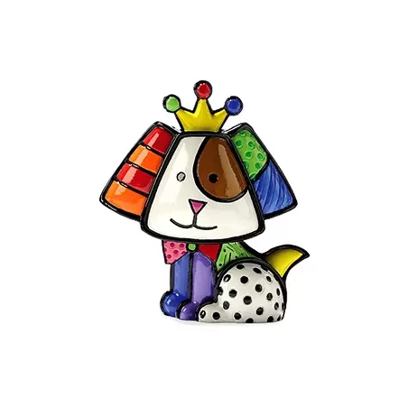 Figurina mini Re Cane - Romero Britto
