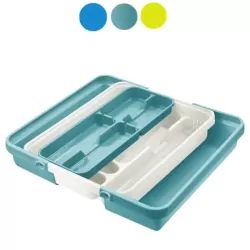 Portaposate con scomparti 8+2 Cm.42x32/55 colori assortiti