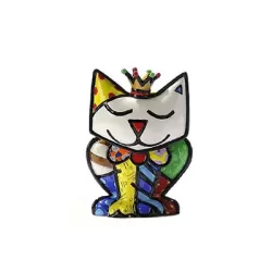Figurina mini Re Gatto - Romero Britto