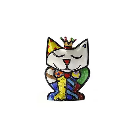 Figurina mini Re Gatto - Romero Britto