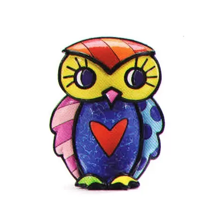 Figurina Gufo "Courage" - Romero Britto