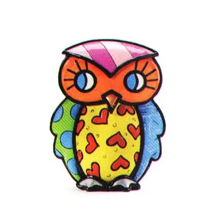 Figurina Gufo "Strenght" - Romero Britto