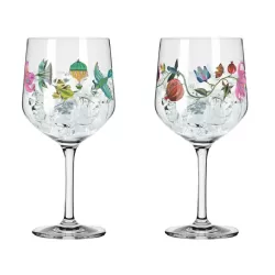 Calice Gin Tonic "Botanic lights" Fiori e Uccelli - Ritzenhoff