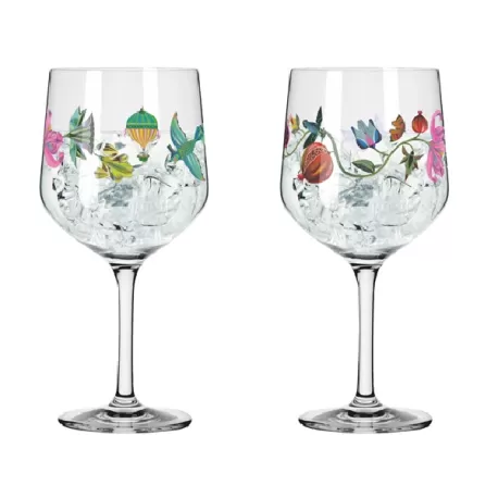Calice Gin Tonic "Botanic lights" Fiori e Uccelli - Ritzenhoff