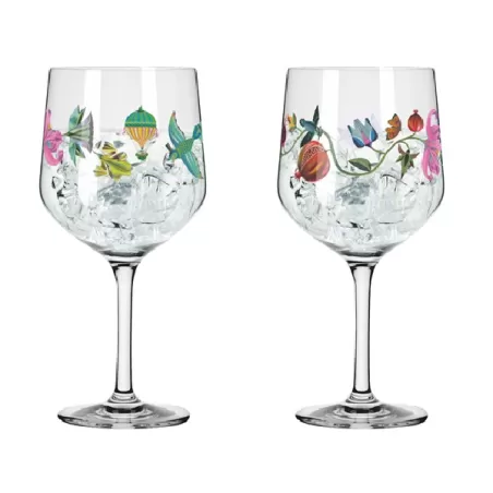 Calice Gin Tonic "Botanic lights" Fiori e Uccelli - Ritzenhoff