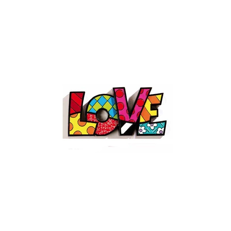 Scritta decorativa Love - Romero Britto