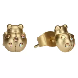 Orecchino con coccinella e strass - Thun