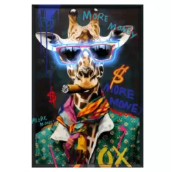 Quadro led, Giraffa Cm.60x90 - Palais Royal