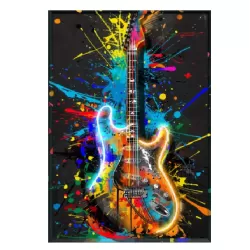 Quadro led, Chitarra Cm.80x120 - Palais Royal