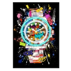 Quadro led, Orologio Cm.60x90 - Palais Royal